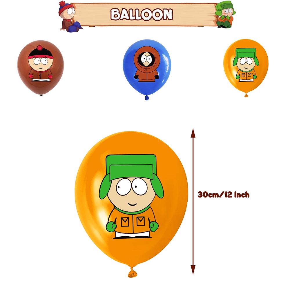 Sud il Parco Decorazione per la Festa inclusi Palloncini in Lattice Cake Toppers Banner