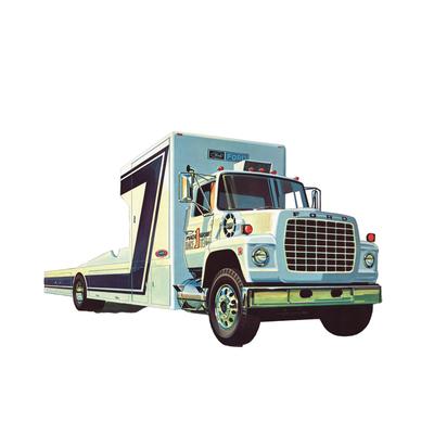 AMT Ford LN8000 Renntransporter Plastikmodell AMT1316 1/25
