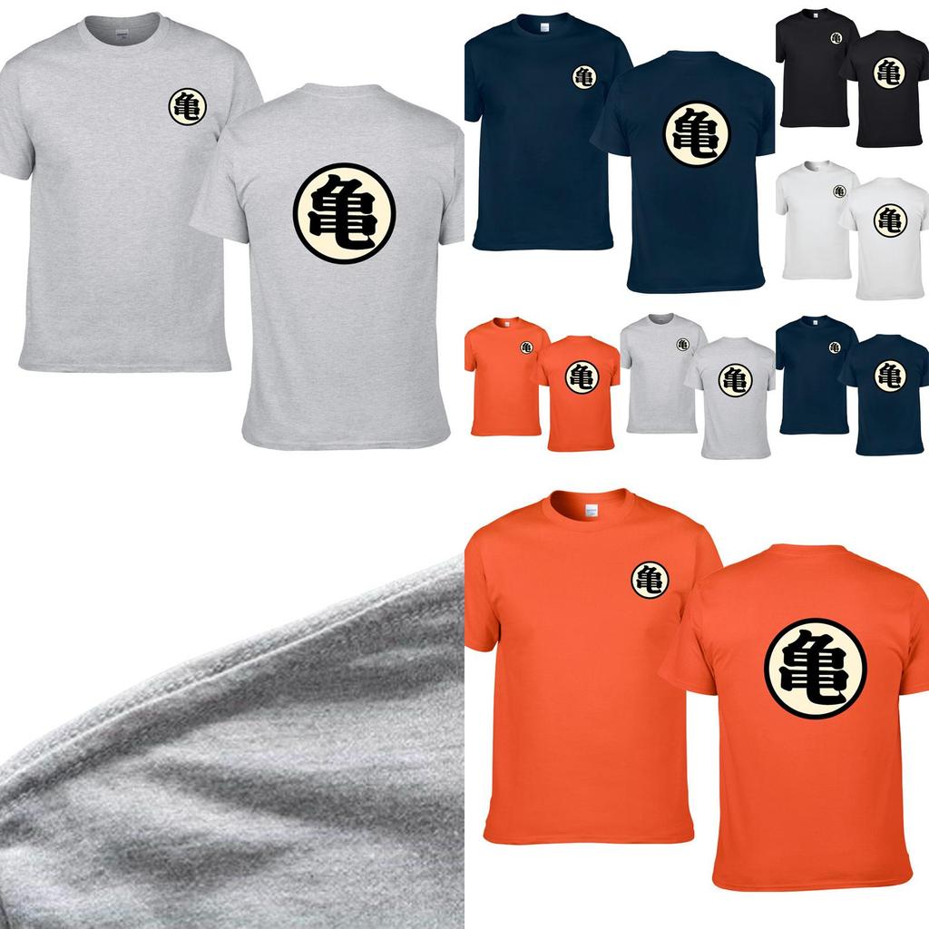 Luxuriöses Anime Dragonball Z Kame Sennin Goku Baumwoll-T-Shirt für jeden Tag