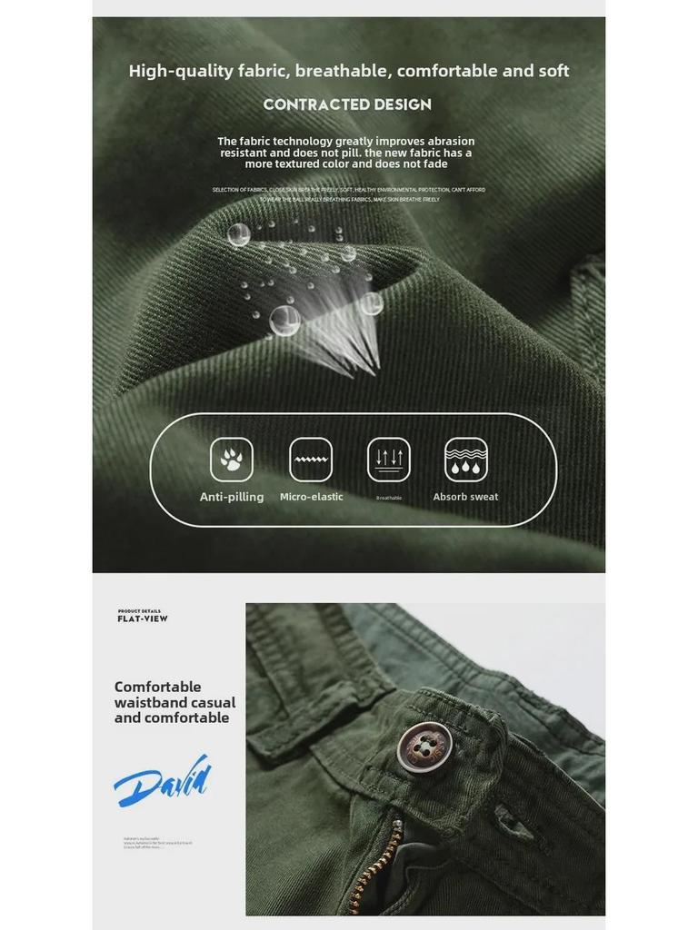 Men's Retro Loose Fit Summer Work Shorts