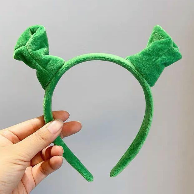 

Різдвяна пов язка на голову Шрек: Смішний Креативний Аксесуар для Волосся для Жіночого Вмивання Обличчя та Дитячих Виступів