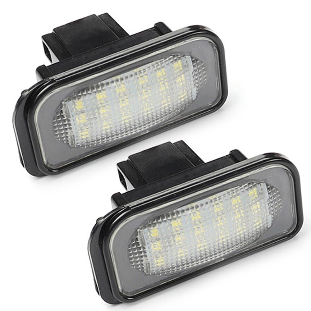 1/2PCS Car License Plate Light Car LED Canbus License Number Plate Light Assembly For Mercedes Benz C-class W203 SL CLK Class