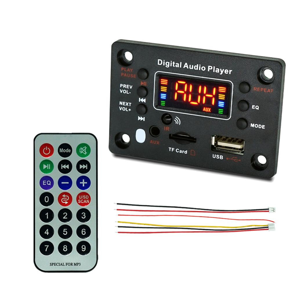 High Efficiency Bluetooth-compatible MP3 Decoders &  Amplifier Board Plastic for DIY sound  Enthusiasts & Home System Upgrades