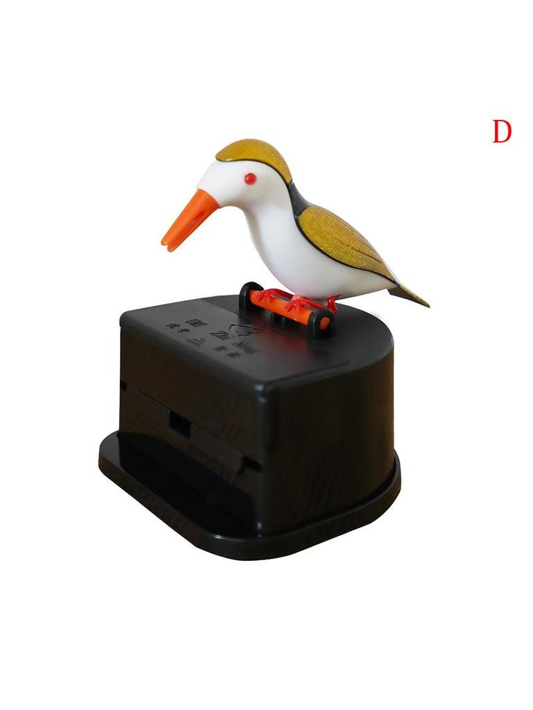 Creative Hummingbird Toothpick Dispenser Gag Toothpick Holder High Quality Cleaning Teeth Automatic Bird Toothpick Storage Box