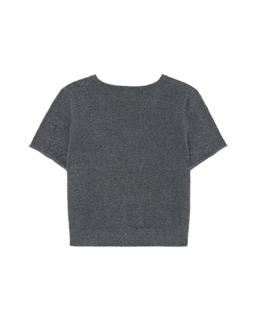 COVERNAT WOMAN Hairy Half Knit Charcoal