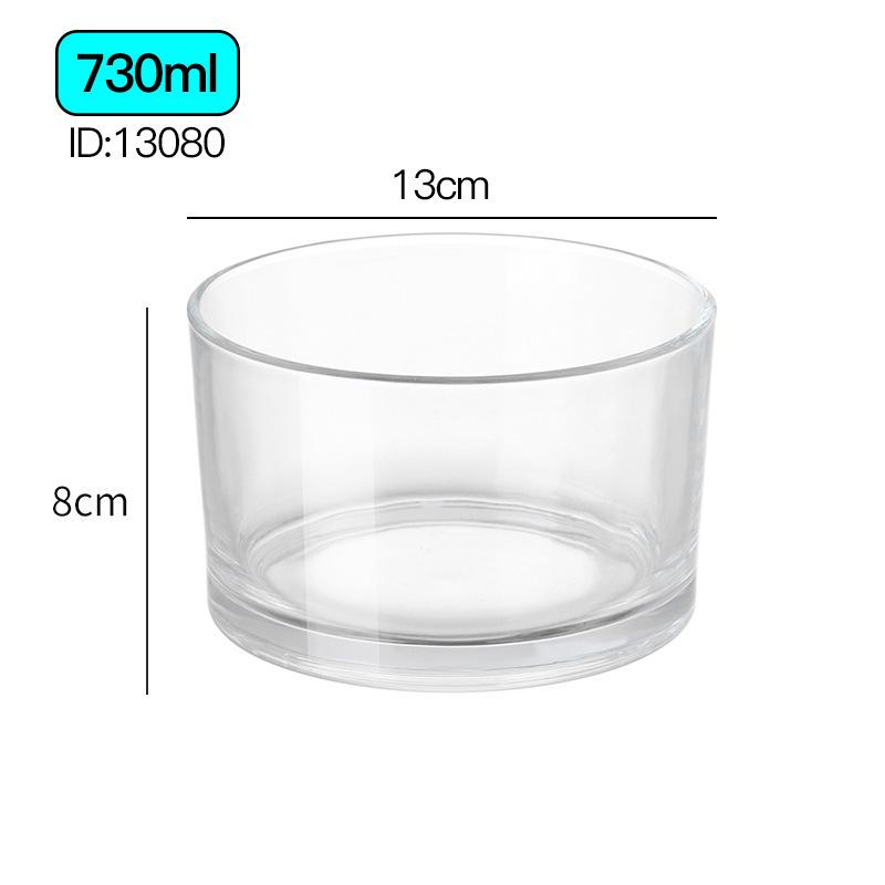 Frosted Glass Aroma Diffuser Candle Holder with Lid