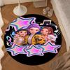 K-pop Demon Hunter Adventure Round Mat Home Decor, Chair Rug For livingroom,Bedroom, Doormat Home Decor Birthday Gift Christmas Gifts
