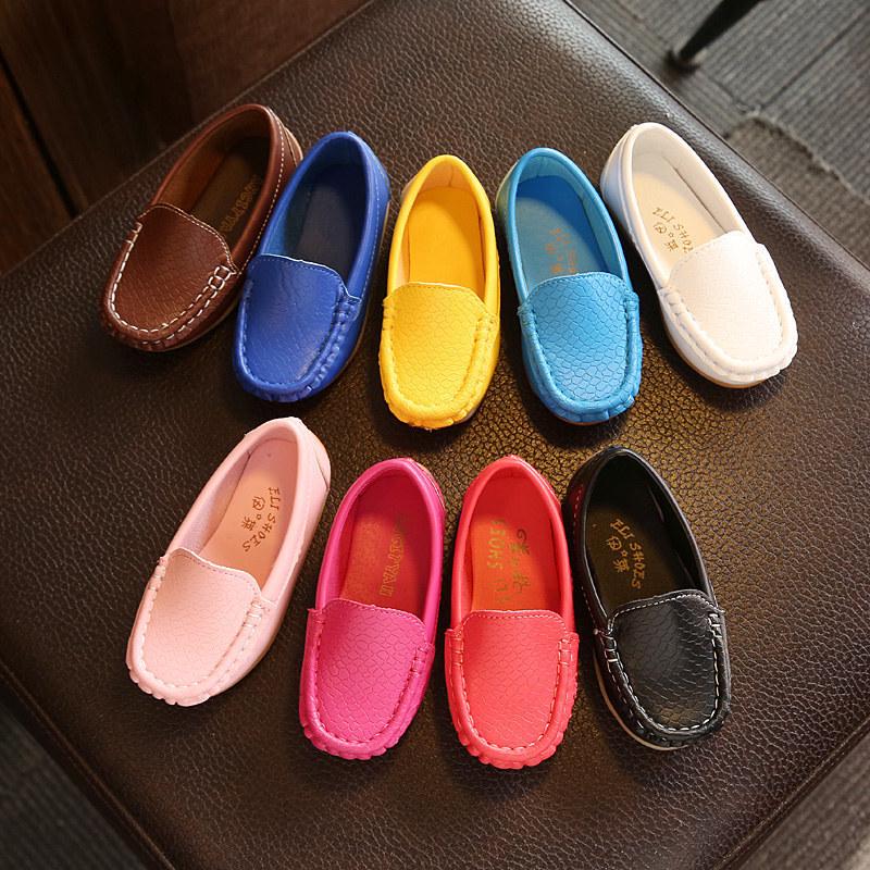 2023 Summer Boys' Leather Loafers - Casual Children's Shoes