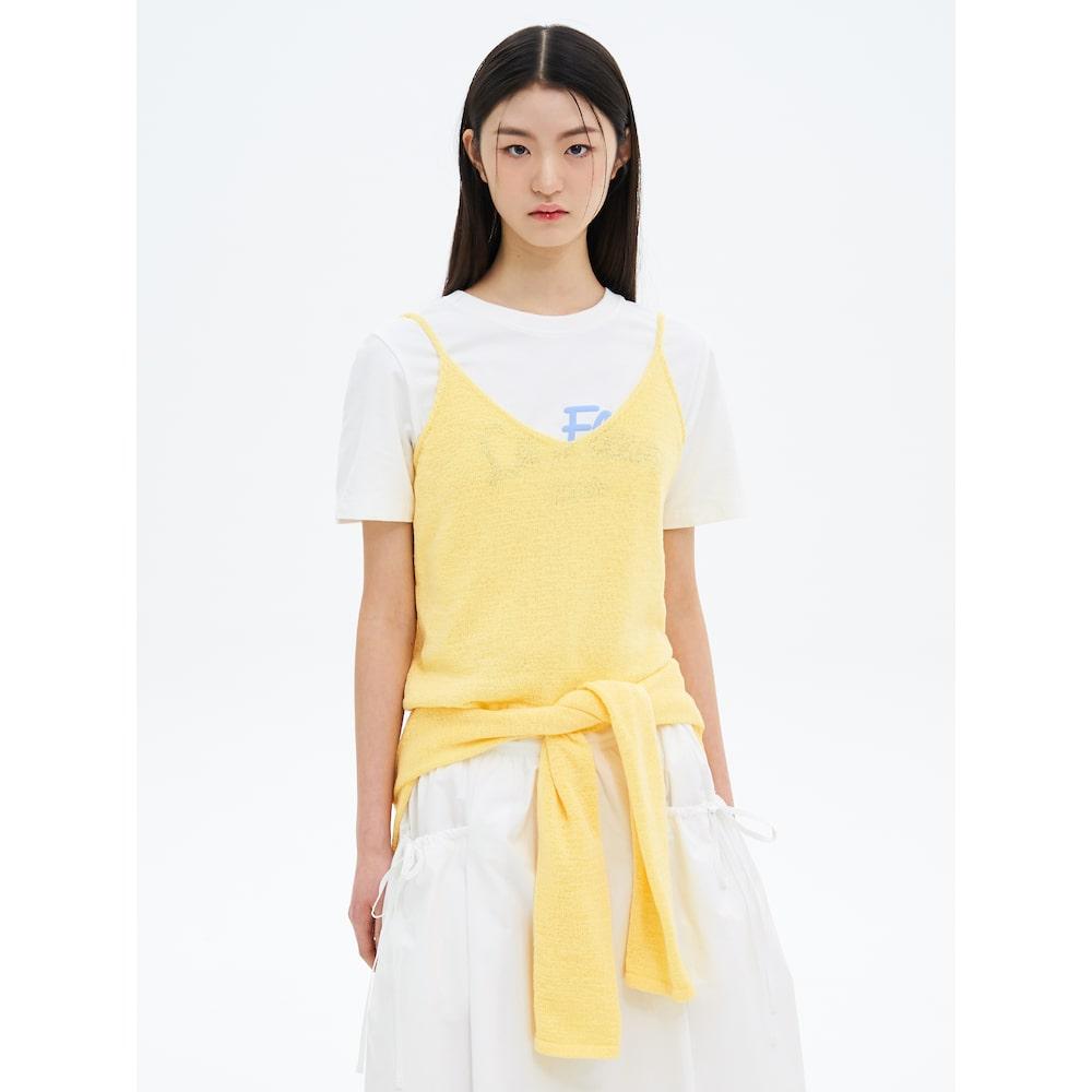 8SECONDS Sleeveless Pullover Yellow