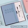 2026 Cross-Border Daily Planner: 365-Day Journal & Time Management Notebook