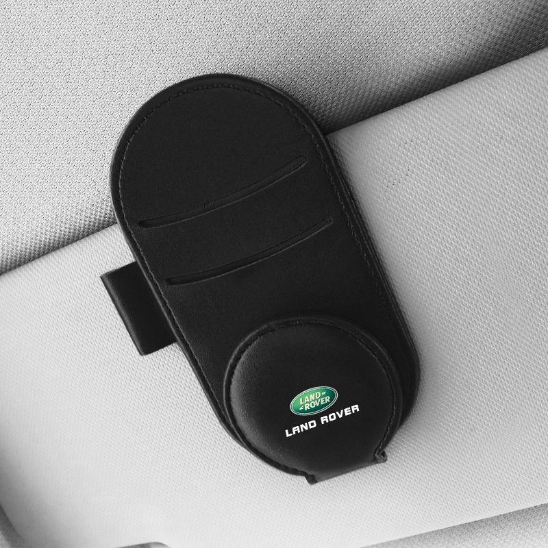 Auto Multifunktions Sonnenbrillen Clip Karten Ticket Halter Ständer Brillen für Land Rover Range Rover Defender Freelander Discovery 1 2 3 Evoque Rover L322