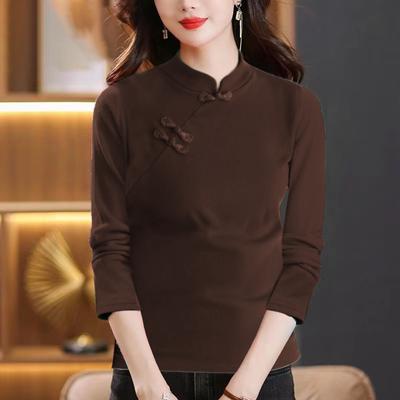 Winter Umstandsmode Doppelseitiges Fleece Top für Damen T-Shirt Basisshirt Neuer Stil Slim Fit Vielseitig Übergröße Damenbekleidung
