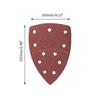 Aluminium Oxide Sandpaper Reddish Brown Sanding Paper Triangular