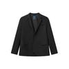 Fila Forretningsdragter Herre Sort Jakkesæt Krave Moderat Lige Pasform F11M112704F-BK