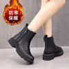 Martin Boots Women's Shoes British Style 2025 New Versatile Platform Non-slip Autumn and Winter Velvet Short Boots Ins Tide
