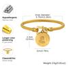 Vnox Einzigartige Edelstahlarmbänder für Damen Herren, Padre Pio Katholischer Heiliger Runde Accessoire Armbänder, Religiöses Schmuckset Geschenke