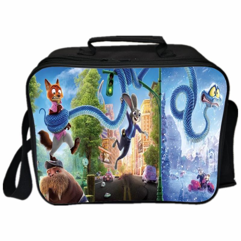 Zootopia Insulated Lunch Bag for Kids - Perfect for School & Outdoor Picnics