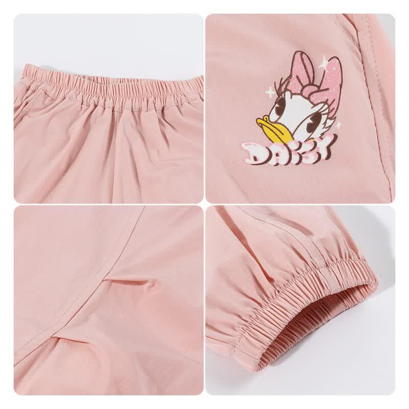 Disney Girls' Summer Cartoon Print Lightweight Anti-Mosquito Pants