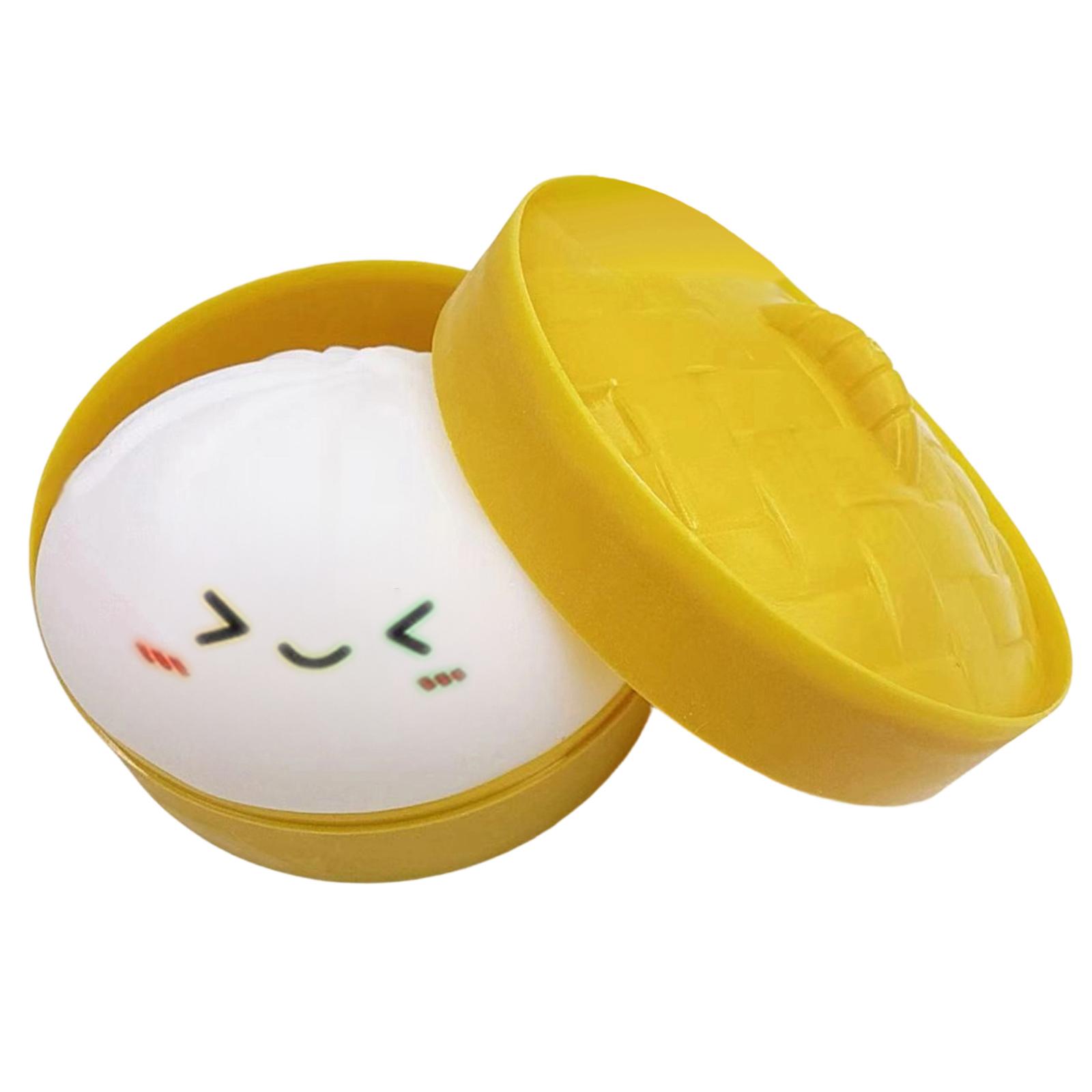 

Simulated Roast Pork Bun Toy; Cute Food; Decompression; Bun; Enjoy; Stress Relief Device.Prank Stress Relief Bun Toy Realistic Steamer Toy One Size