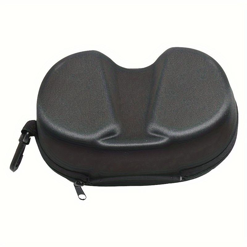 Estojo Simples Preto para Óculos de Mergulho Grande Capacidade Portátil Caixa de Armazenamento para Óculos de Esqui Ciclismo Contêiner Protetor Durável