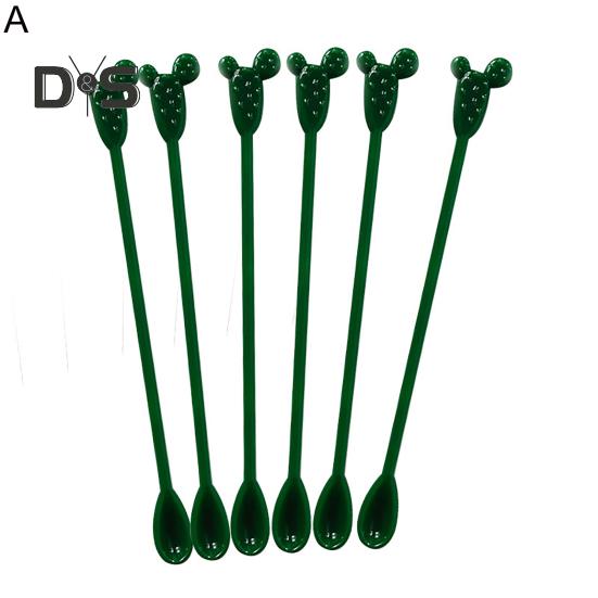 6Pcs Portable Stirring Rods Interesting Useful Household Coffee Juice Beverages Stirrers Mixing Rods
