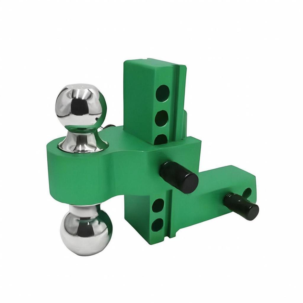 Adjustable Trailer Arm Hitch Assembly | Solid Aluminum Alloy Construction, Rigid Twin Knob
