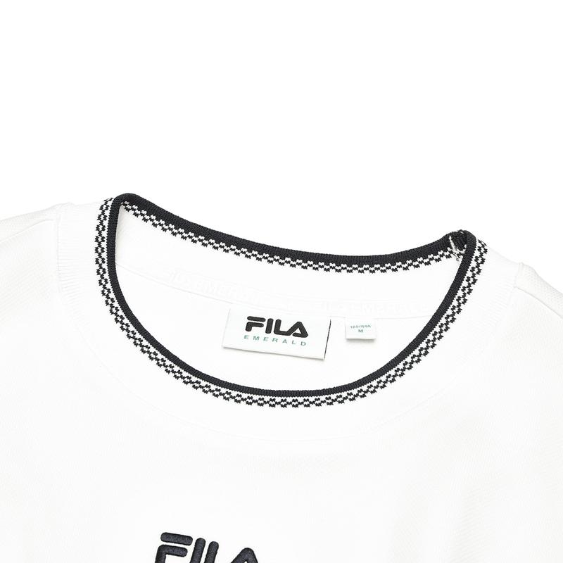 New FILA Sweatshirt Women's Cloud White F11W434207FWT