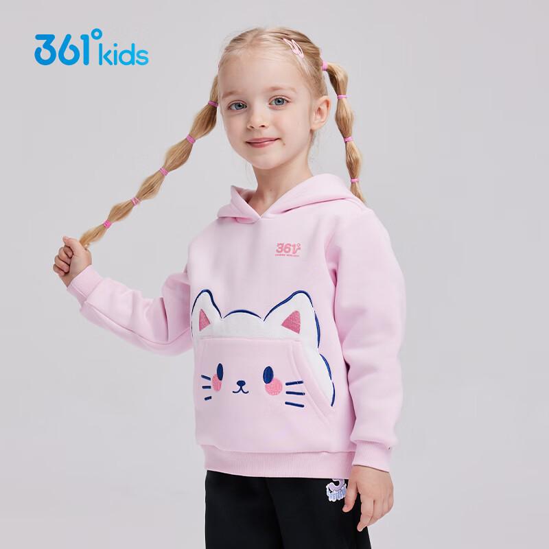 361° Girls  Fleece-Lined Cartoon Hoodie K62442303 110cm