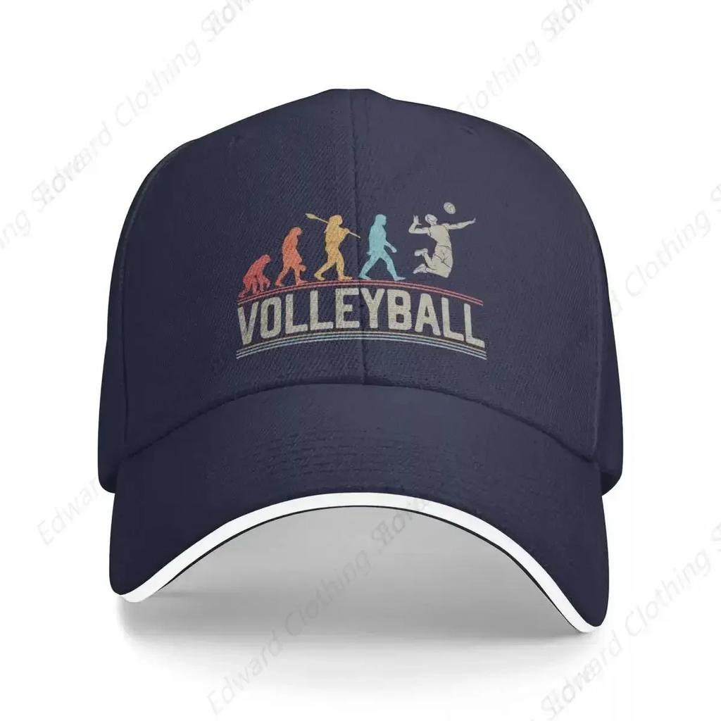 New Volleyball Evolution of Man Funny Volleyball Player Vintage Baseball Cap Kids Hat Sports Caps Hats Woman Men's