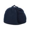 New Era Free Basic Cuff Knit Trapper NVY Knit Warm and Cold Navy Cap, Weather,