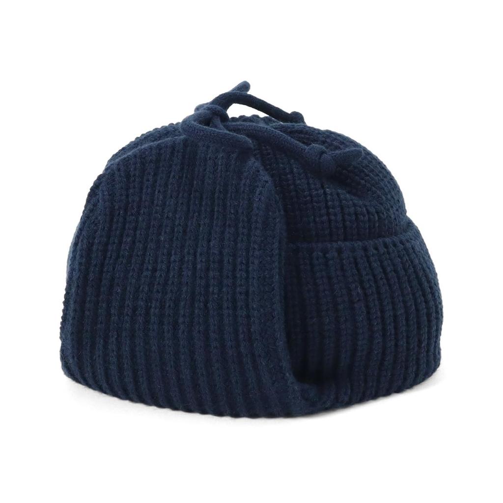 New Era Free Basic Cuff Knit Trapper NVY Knit Warm and Cold Navy Cap, Weather,