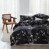 Plum Blossom Queen Duvet Cover Set Double Size Soft Durable Quilt Cover and Pillowcase Skin Friendly Blanket Cover Pillow Cases