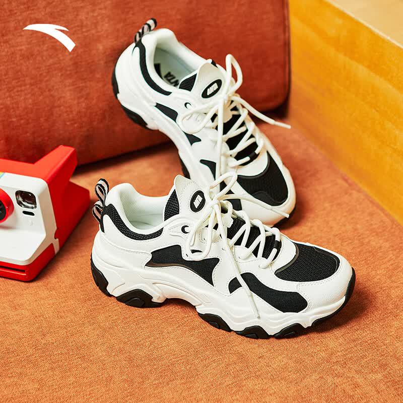 Anta Xinghai Women s Chunky Platform Retro Sneakers US 6.5