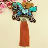 Year of The Horse Mascot Pony Tassel Pendant Embroidery Horse Hanging Decor  Collectible