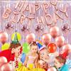 Set of 2 BRAVESHINE Tassel Glitter Bright Birthday 100cm x Party Decoration Curtains, Background, Shine, Decorations, 250cm, (Pink)