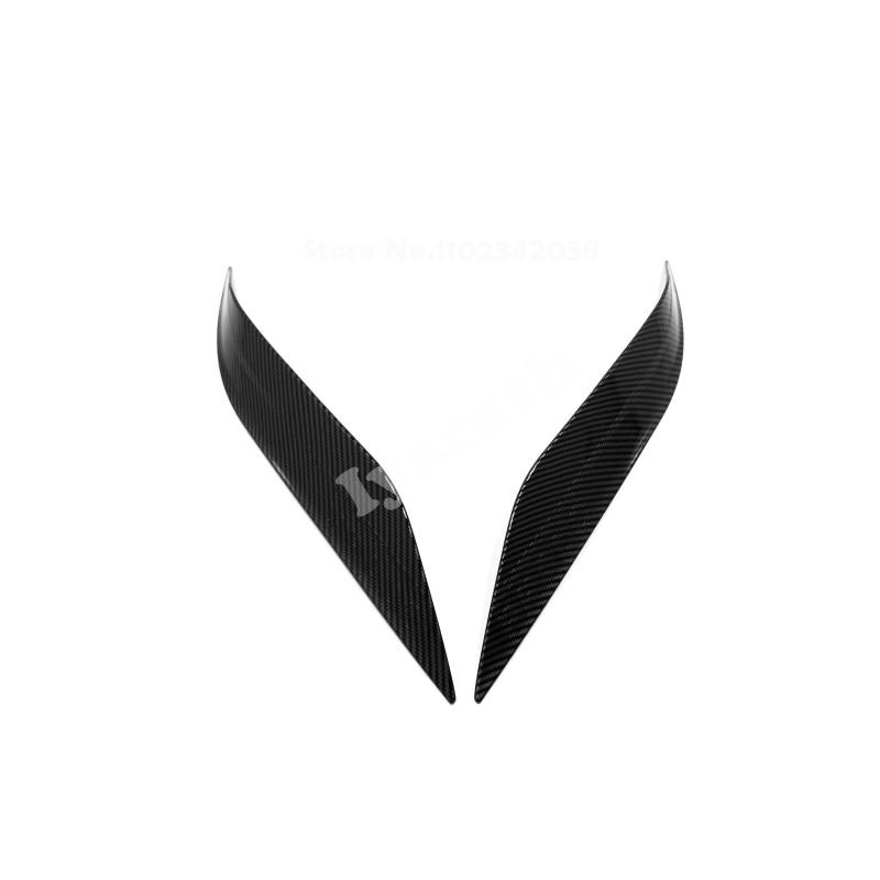 For Toyota Land Cruiser Prado FJ150 FJ 150 2014-2017 ABS Front Headlight decorative strip headlamp eyebrow Exterior Accessories