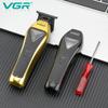 VGR Professional Hair Trimmers Rechargeable Hair Clippers Charging Base Electric Clippers Hair Trimmer for Men Brushless Home Razor Shaver V-994