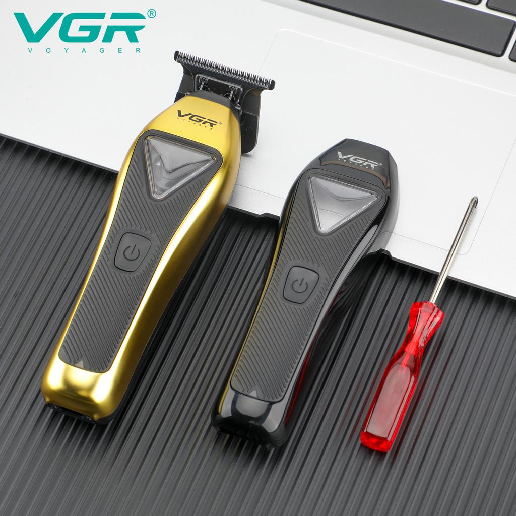 VGR Professional Hair Trimmers Rechargeable Hair Clippers Charging Base Electric Clippers Hair Trimmer for Men Brushless Home Razor Shaver V-994