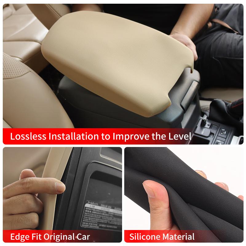 Car Center Console Armrest Cover For Toyota lc150 2010-2023 Land Cruiser Prado 150 j150 Interior Protective Accessories Upgrade