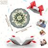 Lucky Clover Pattern Metal Wind Spinner Outdoor Decorative Kinetic Garden Art Hanging Wireless Wind Chime for Halloween Christmas
