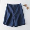 Shop   Women S Summer Linen caSual Back elaStic ShortS Won Wpt Wbe0a69