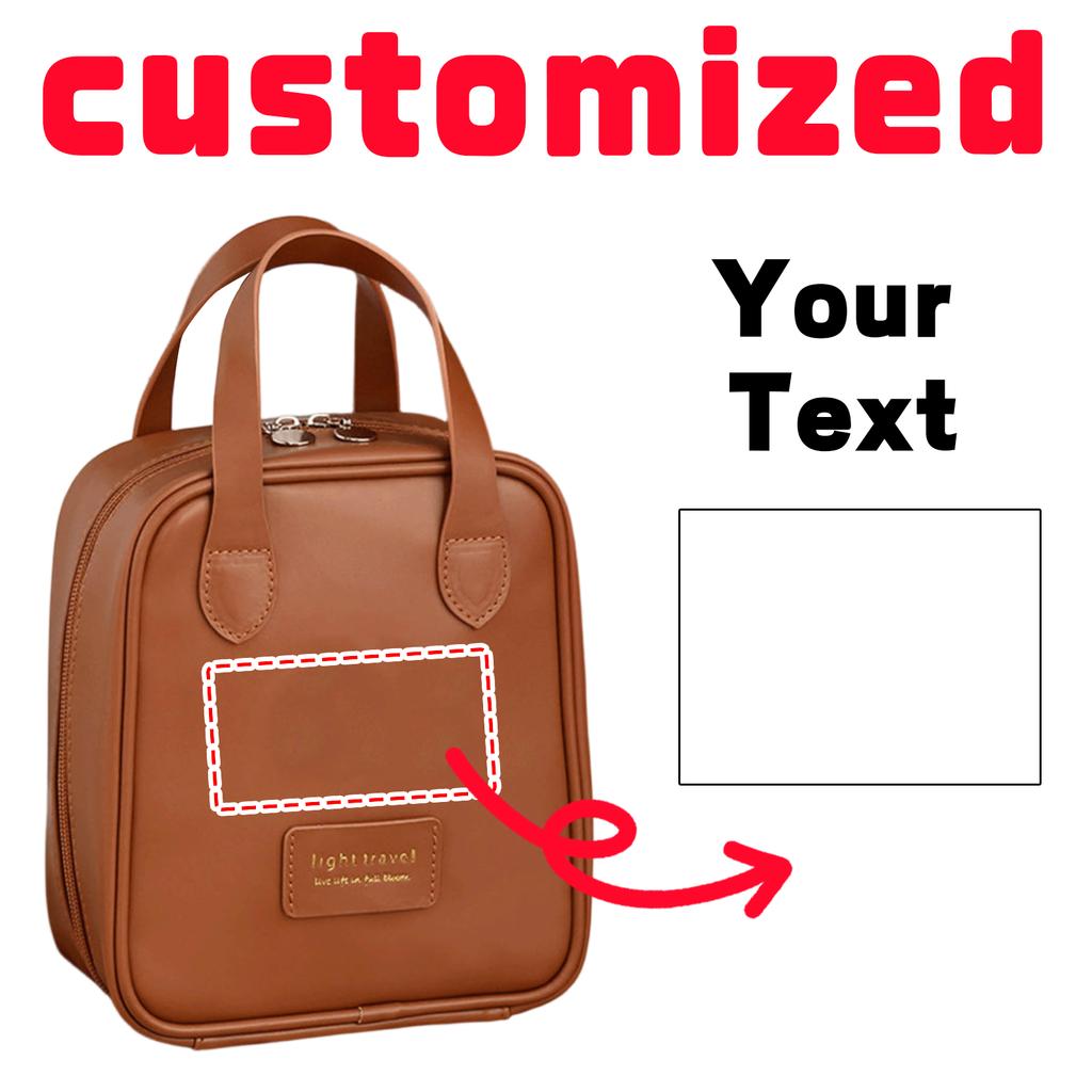 Customization -Personalized Toiletries Bag, Large Capacity Waterproof Storage Travel Bag