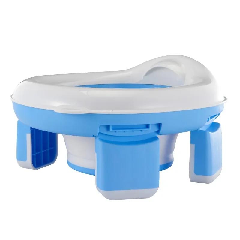 Travel Toilet Seat 3 In 1, Folding Kids Urinary with Bags, Baby Pot, Silicone Portable Urinary, Kids Training Toilet Seat