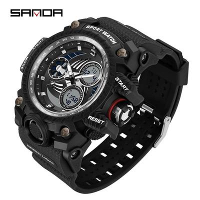SANDA New Models Selling Young Electronic Watches Luminous Waterproof Fashion Windproof Alarm Clock Men's Watch