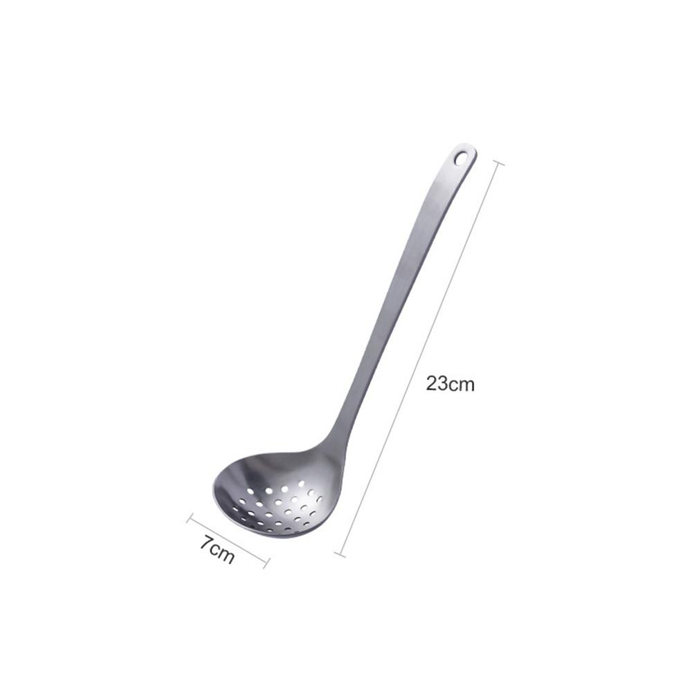 

Ложка для супа в горячем горшочке из нержавеющей стали 304 с длинной ручкой, шумовка, сито для шумовки, домашняя столовая, матовый глубокий