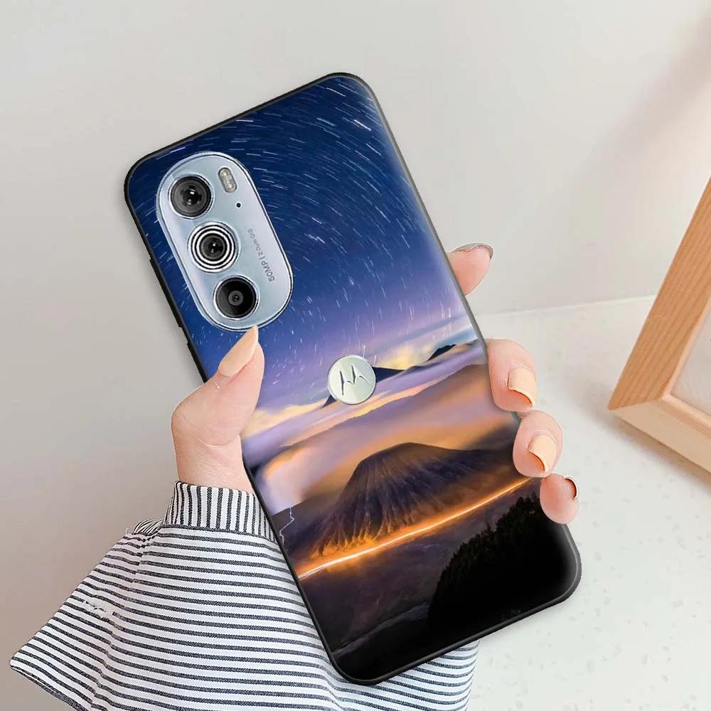 For Moto Edge 30 Pro Case Cover Edge30 Matte Silicone Case for Motorola Moto Edge 30 30Pro Fashion TPU Protective Back Cover