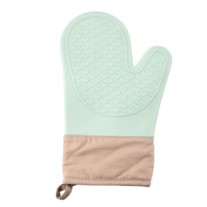 Silicone Insulated Glove Single Anti Slip Heat-Proof Gloves High Temperature Resistant Oven Microwave Baking Tools Home Kitchen