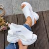 Sandali Estivi da Donna con Zeppa, Suola Spessa, Open-Toe, Casual, Calzature Comode, Disponibili in Taglie Grandi.