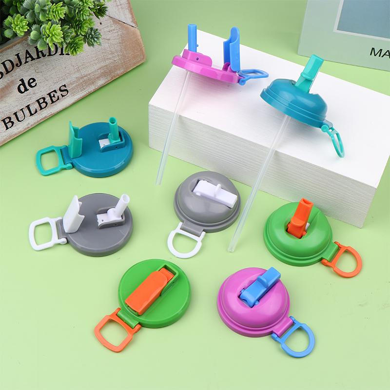 Soda Can Cover With Straw Creative Sealed Plastic Straw Beverage Can Cover Cup Suitable For Canned Beverage Reusable Tank Cover