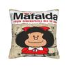 Mafaldaes manga anime cartoon Printed Pillowcases Cushion Cover  Pillow Covers Warm Home Decor Zippered Multi Size